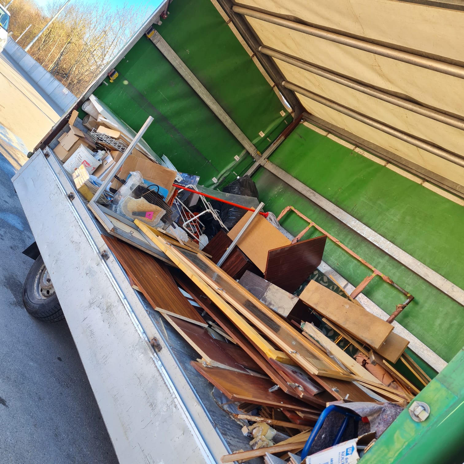 Clean and empty room after clearance